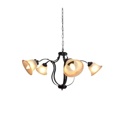 Flor De Liz Vidrio Café