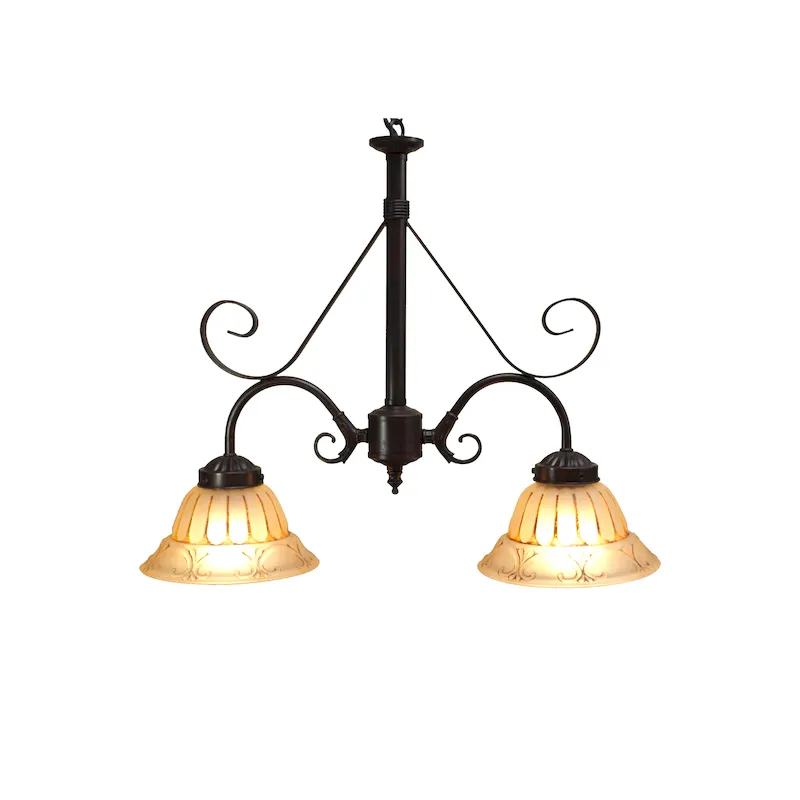 lamparas-colgantes-TR-2C Tulipán Rustico 2 Luz
