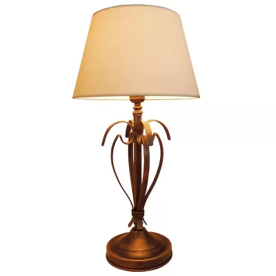 Lámp. Mesa Herraje AB Con Sombra