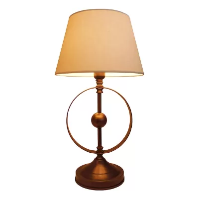 Lámp. Mesa Circular Con Sombra