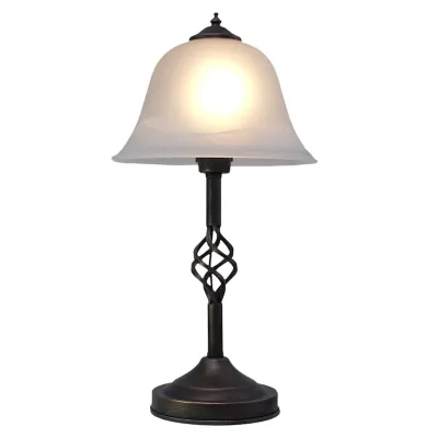 Lámpara Mesa Espiral con Vidrio