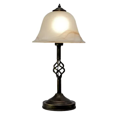 Lámpara Mesa Espiral con Vidrio